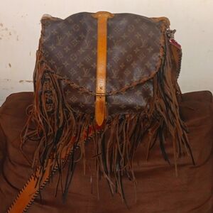 Louis Vuitton double sided satchel bag